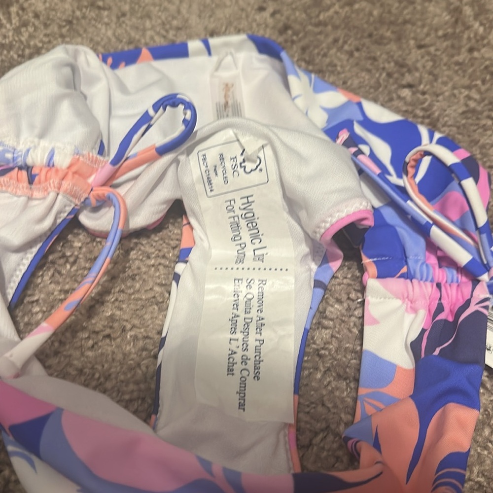 SOLD ON E B A Y Altar'd State Bikini Set S Tropical Floral Twist Front BNWT - Picture 10 of 11